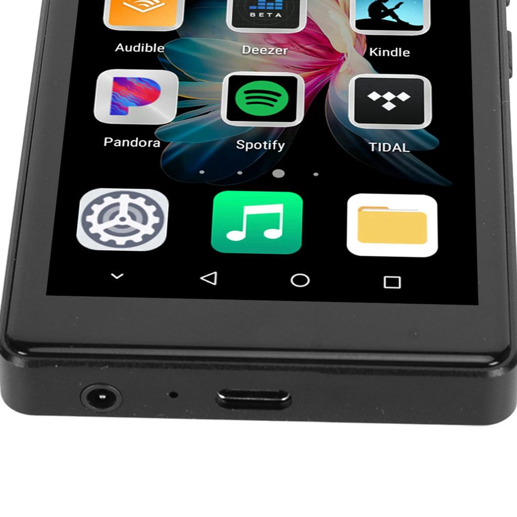 4.0 Inch MP3 Music Player High Definition Noise Reduction MP3 Player Bluetooth5.0 WIFI Music Player for FM Radio