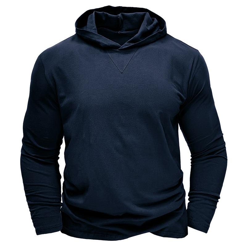 Sports Mens Shirts Long Sleeve T-Shirt Outdoor Hoodie Tops Casual Sweatshirts