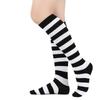 Women's Wide-stripe Calf Socks, Mid-calf And Knee-high Socks