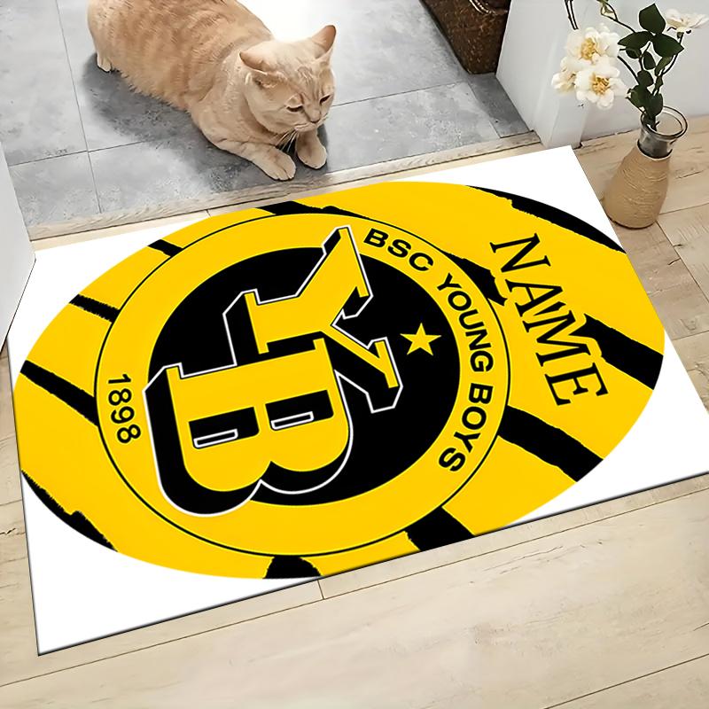 Custom Name Chelsea Heart London Crest Carpet Rug Customizable Soft Washable Anti-Slip Home Living Room Sofa Mats Personalized Rug. 0909238