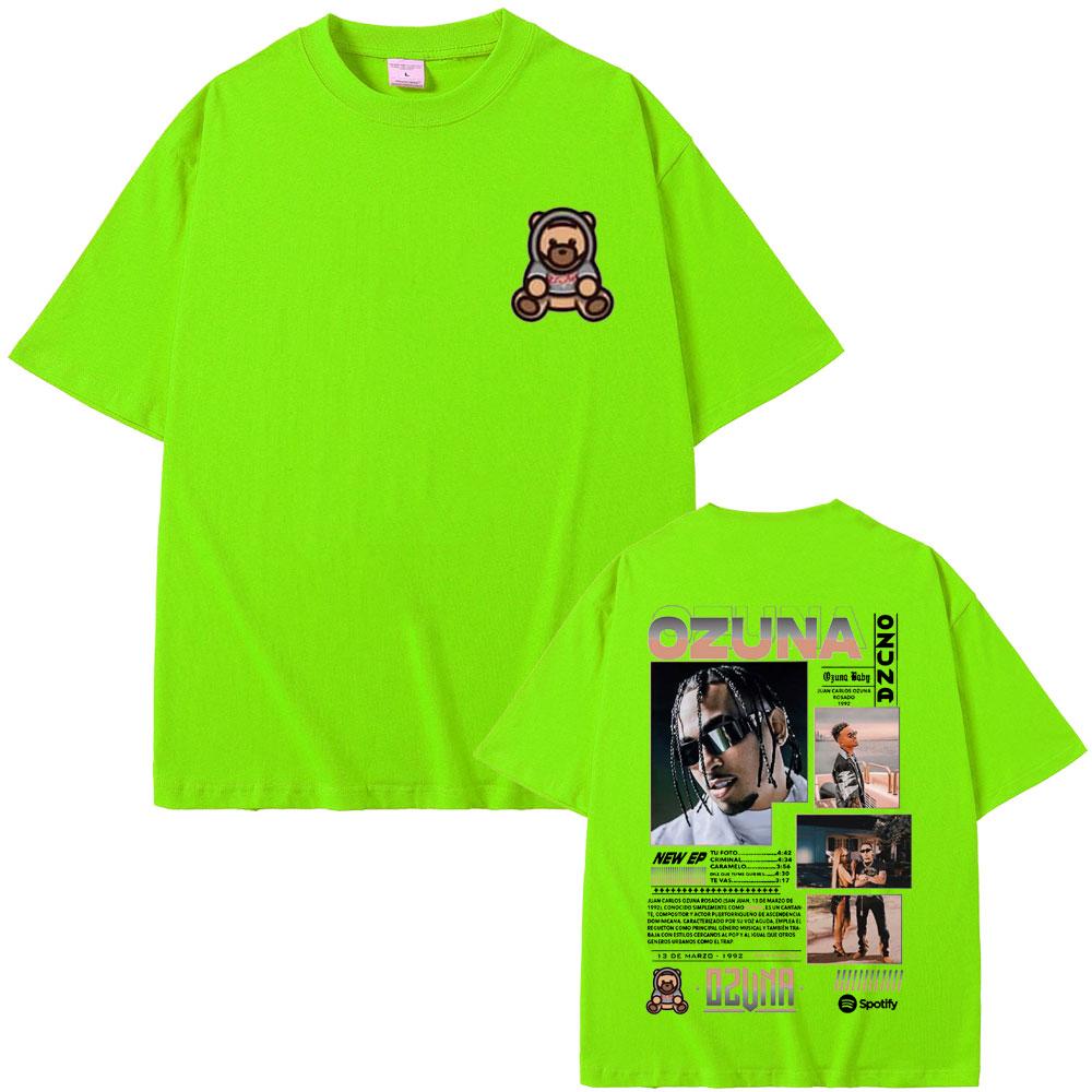 

Rapper Ozuna Double Sided Print T-shirt Anuel AA Streetwear Men Women Hip Hop Oversized T-shirts Men s Fashion Vintage T Shirts 4XL