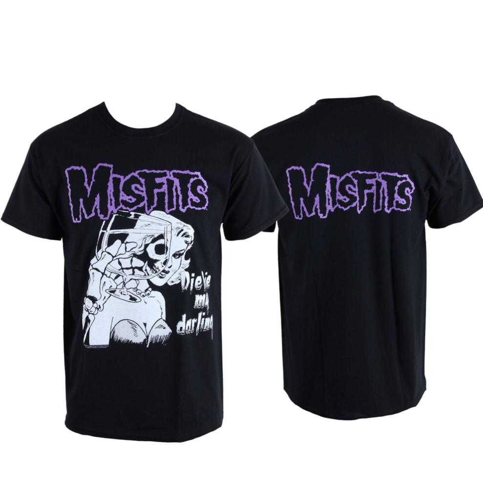 Misfits Razamataz Art Pattern Horror Punk Band Tshirt Casual Street Style Tshirt Suitable For Both Unisex And Unisex