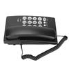 KXT504 Desktop Corded Telephone Multifunctional Large Button Landline Phone for Home Office Hotel(Black )