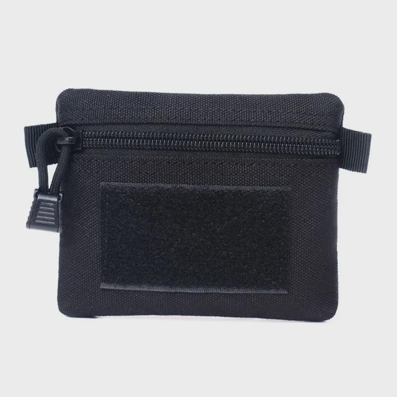 Multifunctional EDC Wallet & Waist Bag: Outdoor Storage for Cards, IDs, and Coins.