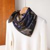 Temperament Versatile Silk Wool Scarf Women's 1116 New Silk Wool Square Scarf Neck Protection and Cold Protection Shawl for Mother