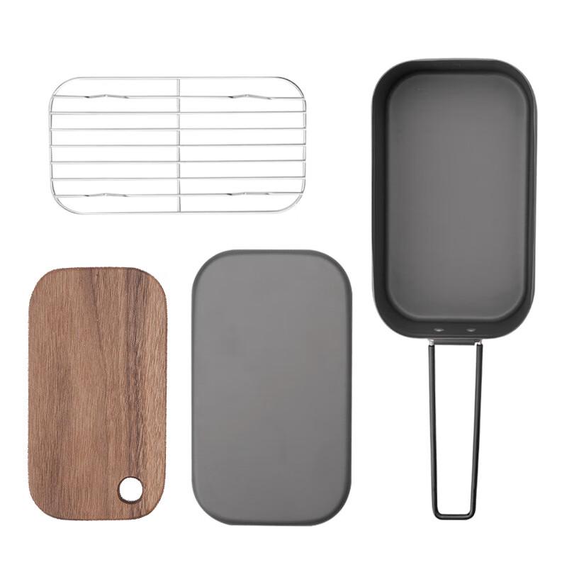 Nufeng Japanese Style Portable Aluminum Bento Lunch Box 800ML