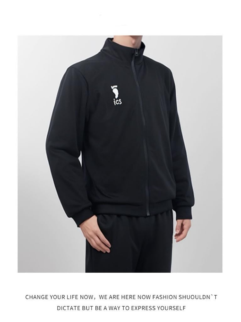 [ENDIANDUO] Karasuno High School, Nekoma High School, Inarizaki High School Jersey Cosplay Costume for Halloween (Karasuno, M)