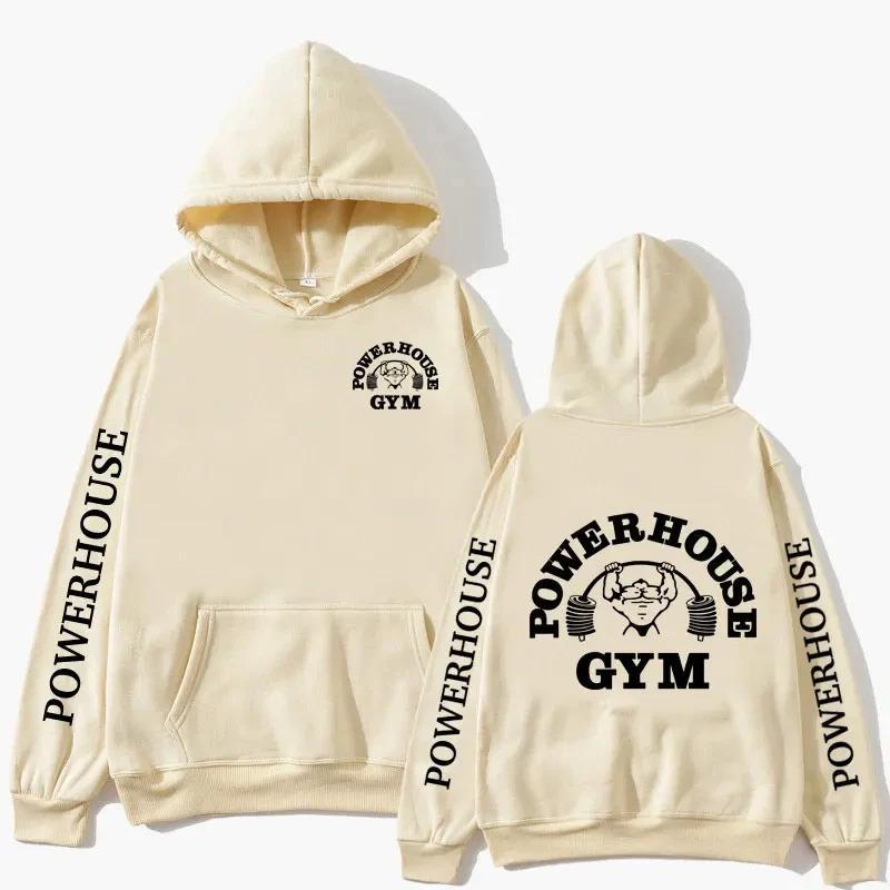 Powerhouse Gym Logo Hoodie Harajuku Herren Hoodie