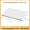 Rectangular Non-Stick Disposable Baking Paper for Oven, Cake, and Barbecue Oil Absorption.