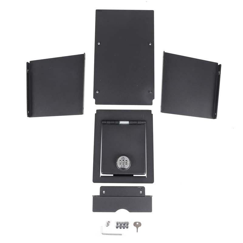 For HUMMER H3 H3T 2005-2009 Aluminum alloy Car Password Lock Security Safe Box Armrest Storage Privacy Protection Accessories