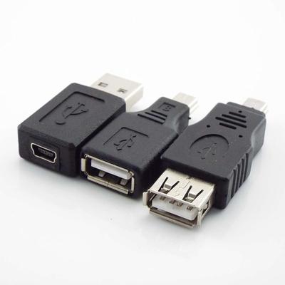 USB 2.0 A Buchse Stecker Auf Mini B 5-Pin Buchse/Stecker Adapter Für Mini Typ-A B Jack Splitter OTG Konverter