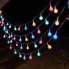 JOYBLISS LED Solar String Lights Outdoor 60 Leds Waterproof Crystal Globe Lights with 8 Modes Garden Light for Patio Party Tree Decor