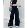 Women's Spring and Autumn Thin Section Street Hip Hop Straight Loose Sports Leisure Trousers