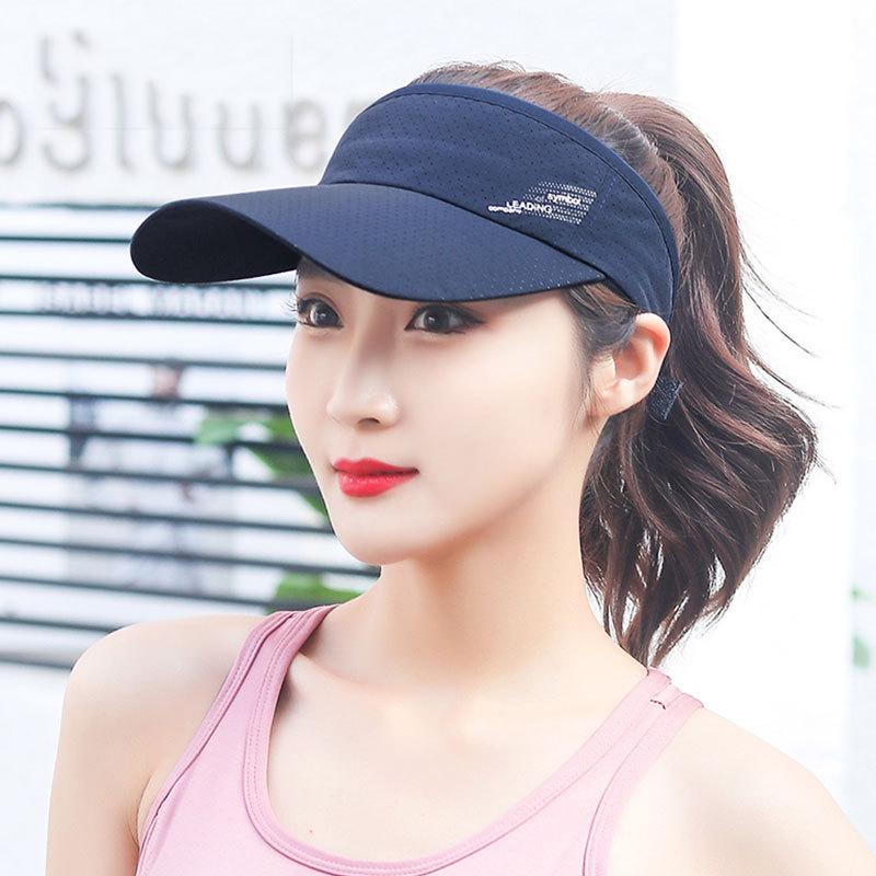 New Summer Women Breathable Air Sun Hats Quick-dry Visor UV Protection Top Empty Men Sports Tennis Golf Running Sunscreen Cap