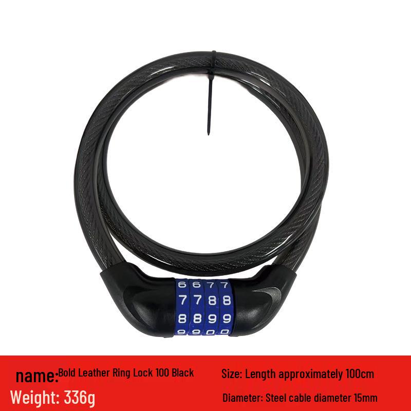 "Anti-Theft Five-Digit Combo Lock for Bikes and Electric Motorcycles"