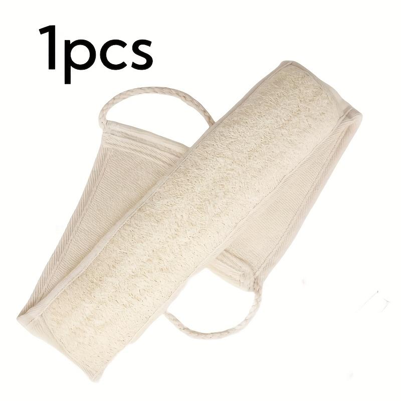

1 шт. Длинная люфа для мытья спины - Прочная натуральная растительная клетчатка, отшелушивающий инструмент для ванны и душа, натуральный аксессуар для ванны 1pc