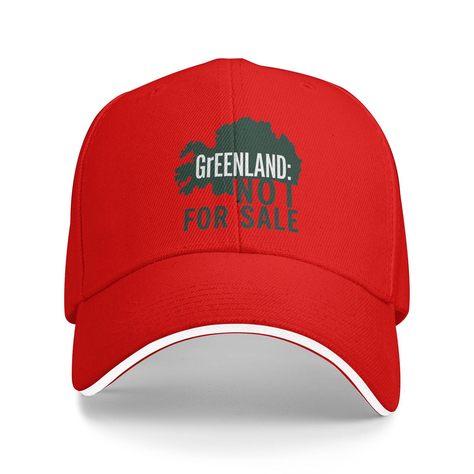 

Summer Greenland is Not For Sale Baseball Cap Tennis Skate y2k Funny Design Sun Hip Hop Hats Unisex Women Dropshipping Cap One Size