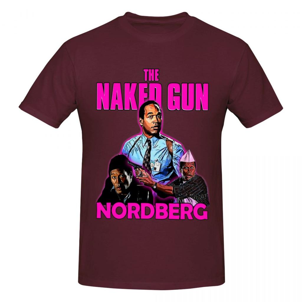 T-shirt Unisexe Nordberg The Naked Gun Streetwear Coton Manches Longues Oversize Chemises Personnalisées