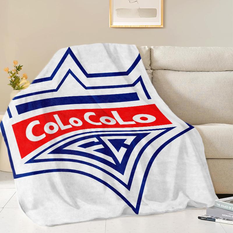 130x150cm Chile Club Social Y Deportivo Colo-Colos Blanket Air Conditioning Blanket Fashion Soft Blanket Office Bedroom