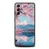 Japan Mount Fuji Painting Cherry Blossom Phone Case For Samsung Galaxy S25 S24 S23 S22 S20 Ultra S21 FE 5G S10 Plus S10E Cover