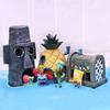 SpongeBob SquarePants Pineapple House, Krusty Krab, & Squidward's House Aquarium Ornaments