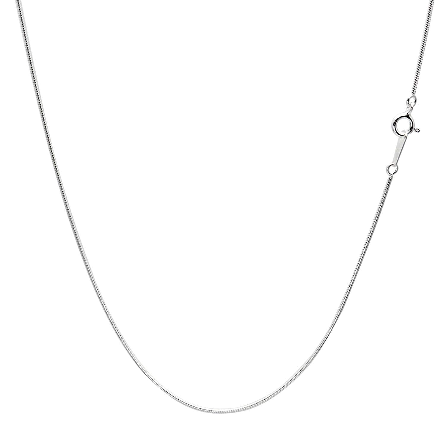 

Snake Chain Necklace Silver SV 925 Width 45cm [Sears] 1.1mm