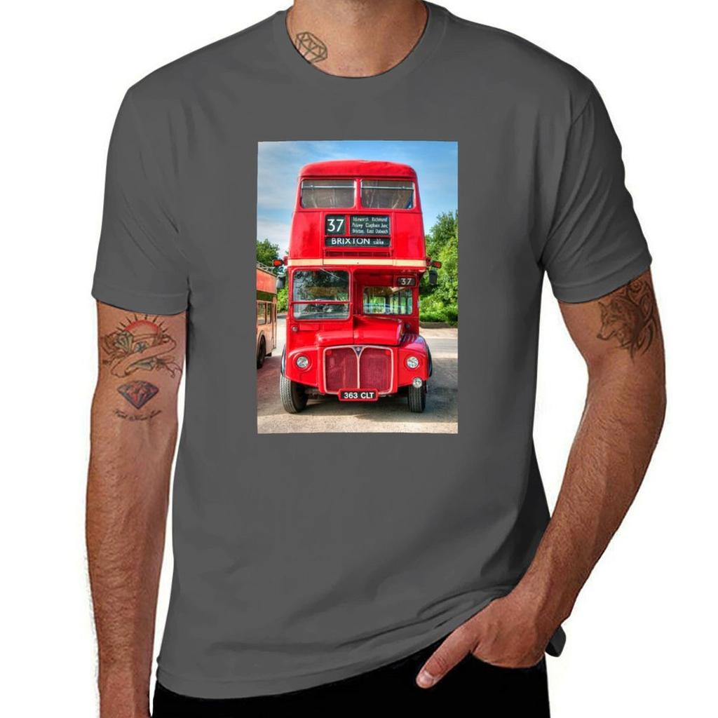 London Red Bus Routemaster Rm1363 Tshirt Summer Holiday Tshirt