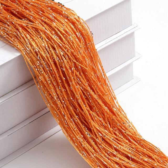 1x2m String Curtain Shiny Tassel Line Curtains Window Door Divider Drape for Home Living Room Cafe interior Decorations Valance