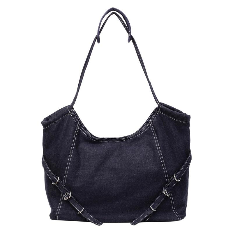 Fashion women's bag summer new casual versatile commuter tote bag large capacity shoulder bag retro bag