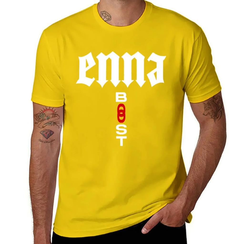 Enna boost PLK T-Shirt summer tops street wear blacks shirts men