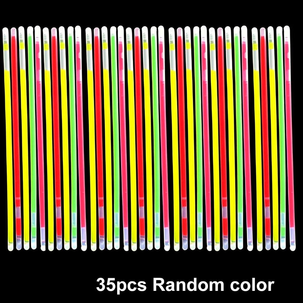 15/35Piece Glow Stick Bulk Set - 8" Multicolor Glow in the Dark Necklaces, Bracelets & Glasses | Party Decor ZSY