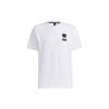 T Shirts Men's White Crew Neck Moderate Straight Fit GP0855