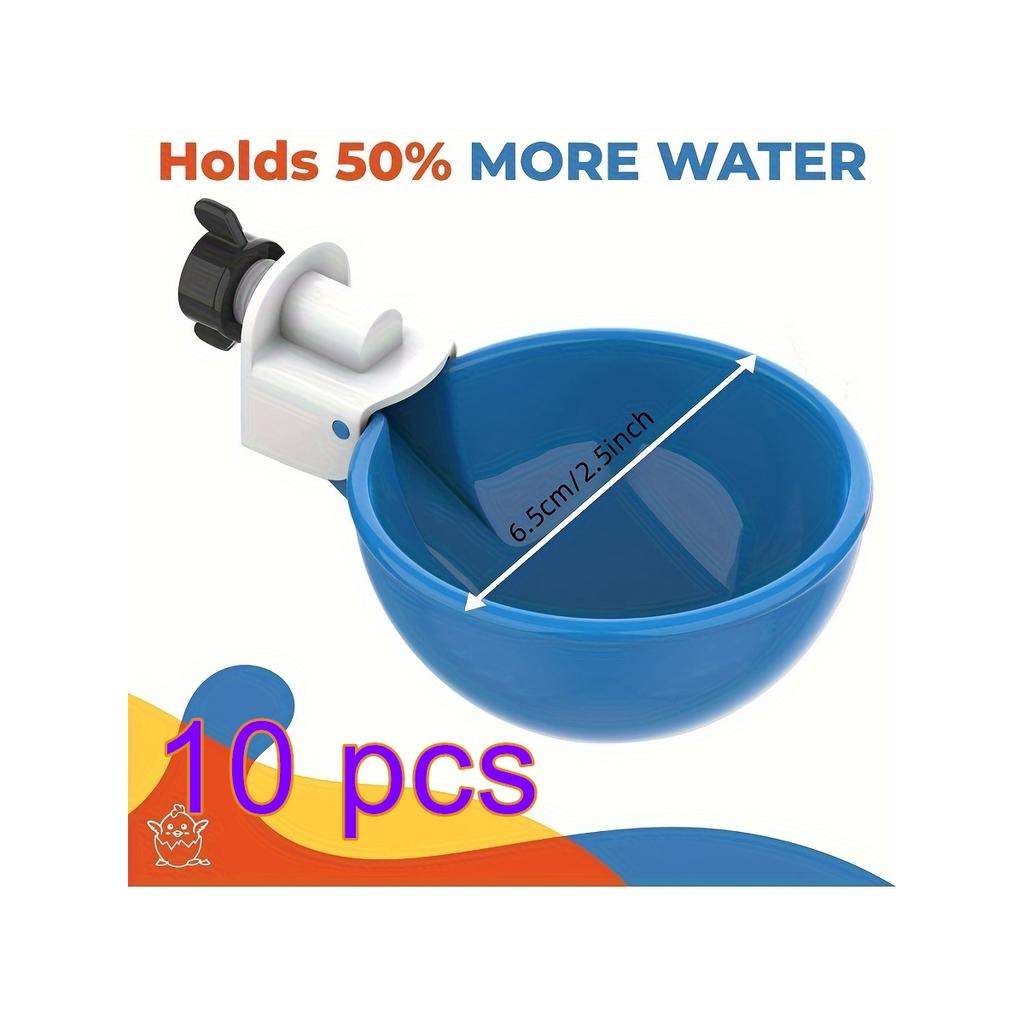5Pcs Automatische Geflügel Trinker Schüssel Huhn Vogel Wasser Tassen Ente Trinken Maschine Hängen Trinken Schalen Wasser Spender