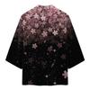Sakura Kimono Wafuu Hanten Cardigan Mens Summer Long Happi Festival Costume Event Grand Celebration Sun Protection Three-Quarter Sleeve Open-Collar