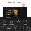 Digital Alarm Clock Temperature Hygrometer Weather Station Clock Forecast Projector Clok Digital Temperature Humidity Meter
