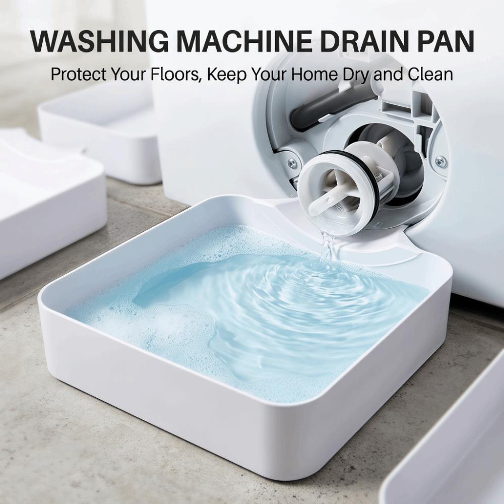 3D Printed Washing Machine Drainage Tray Washing Machine Drain Pan Drip Tray Cleaning