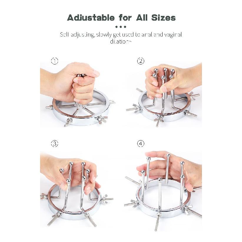 SM Extreme Anal Spreader Vaginální dilatátor Vaginální zrcátko Zrcadlo pro dospělé Masturbátor Anus Dilators Plug Sex Toys Medical