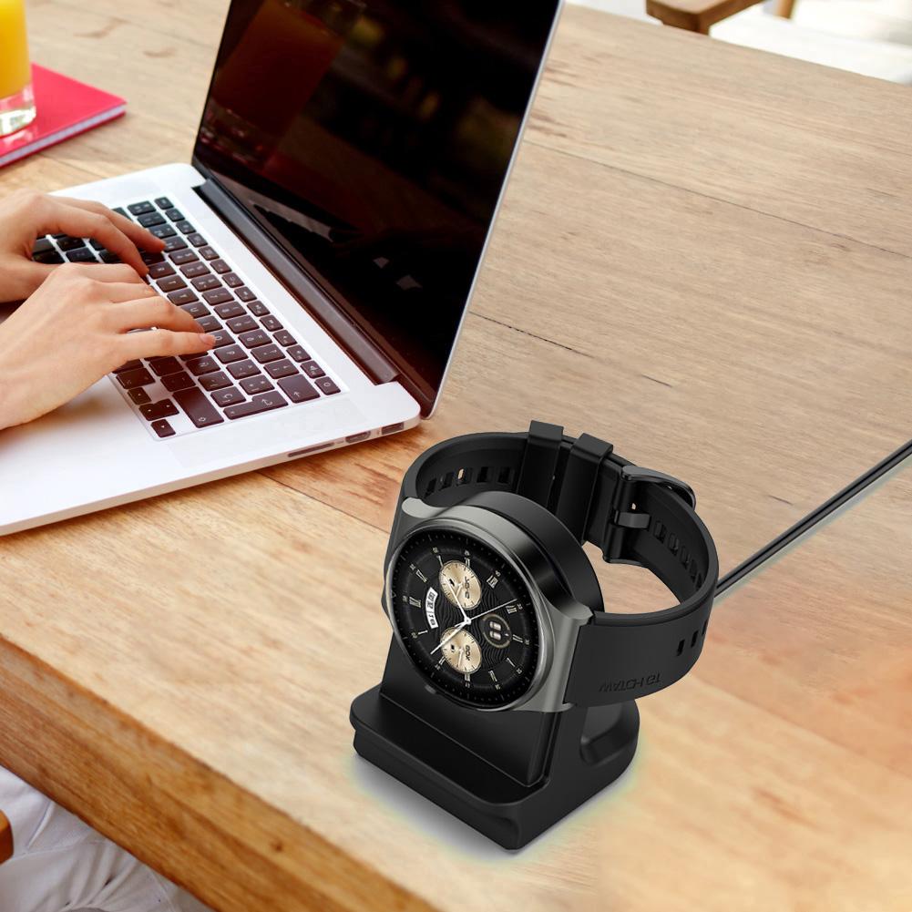Silicone Charging Base Storage Rack Non-slip Watch Stand Storage Bracket Accessories for Huawei WATCH Buds/Huawei Watch GT Cyber