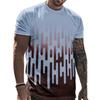 Summer Men's Women's 3D Printing Quick-drying Fitness T-shirts Light Breathable Short-sleeved Tees Fashion Daily Casual Tops