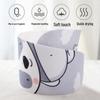 Enlarged Cute All-Season Stick-on Washable Thick Toilet Seat Pad Cushion
