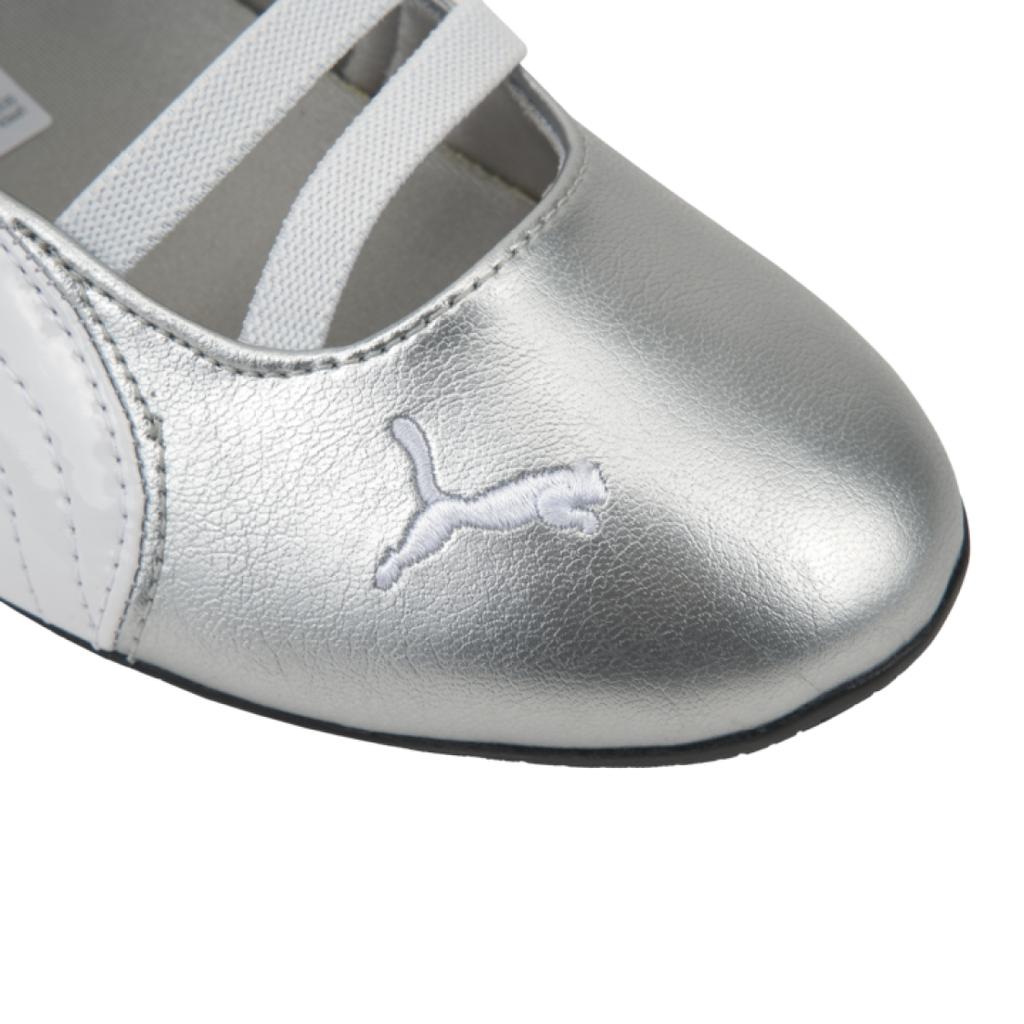 Puma Speedcat Ballet Metallic - Silber Damen Sneaker Weiß 401581-01