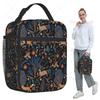 Süßer Fuchs und Waldmuster Isolierte Lunchtasche für Damen Büro Kühlertasche Thermische Lebensmittelbox Tragbare Lunchboxen Behälter