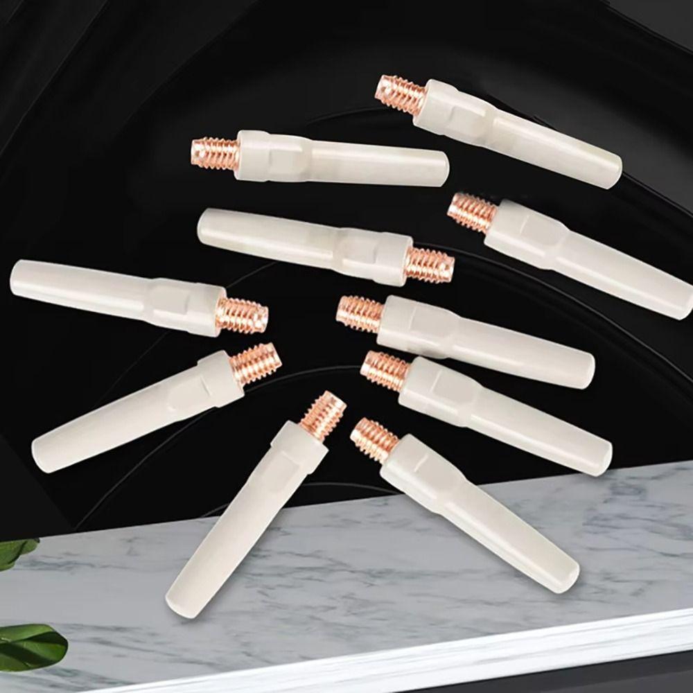 1Pcs Coating Protect Welding Contact Tips 0.8/1.0/1.2mm Welding Tool Parts New MIG Nozzle Tip