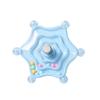 Bite Resistant Birdcage Chewing Puzzle Toy Colorful Beads Interactive Spinning Wheel  Bird Play