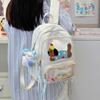 Backpack Girls Junior High School High School Niche Transparent Large Capacity Backpack Travel School Bag