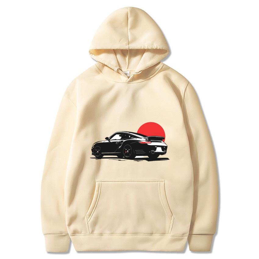 Sports cars, luxury cars, printed autumn and winter hoodies, men's and women's long sleeved streetwear, hip-hop warm hoodies