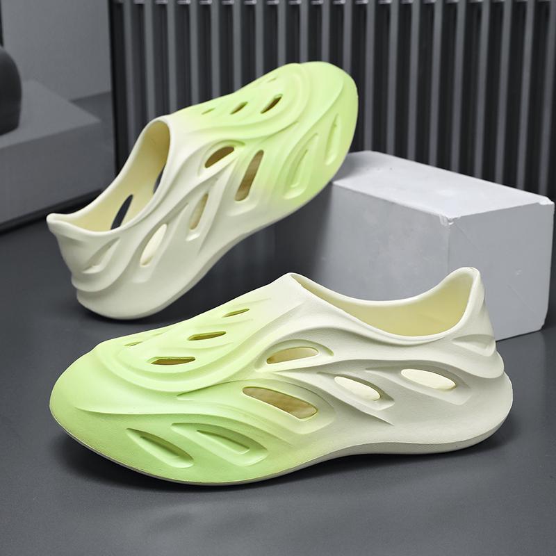 Hole Shoes Men's Home Shoes Household Bag Head Shoes Youth EVA Slippers Hollow Beach Shoes Cool Slippers
