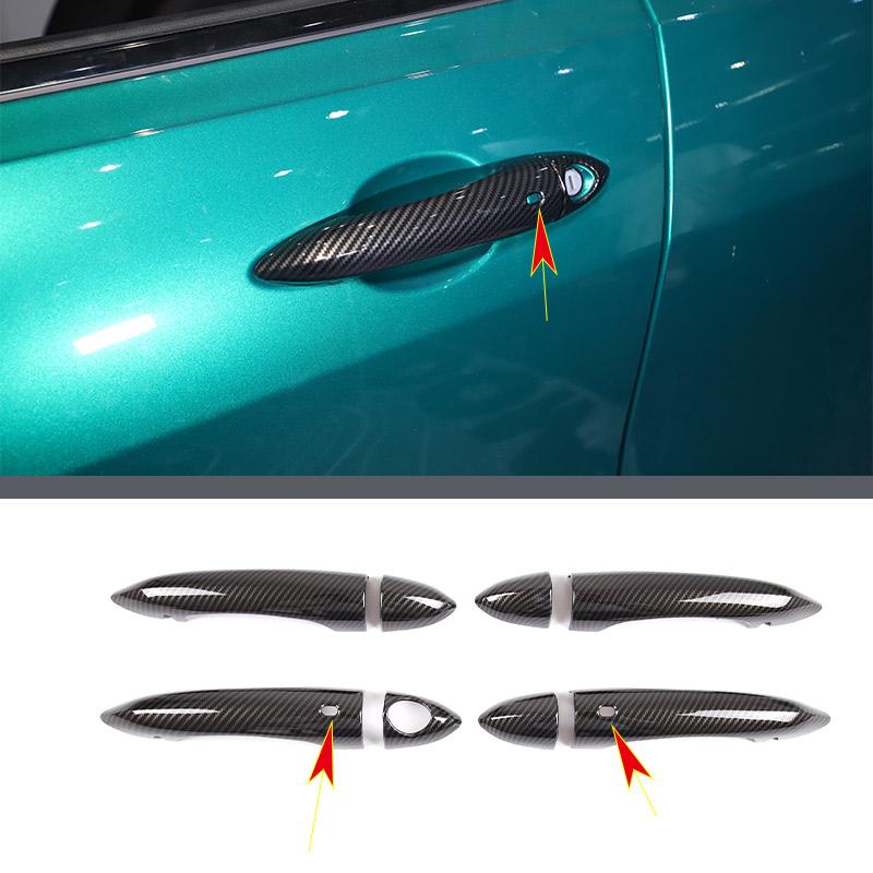 ABS Carbon Fiber For Alfa Romeo Stelvio 2017- Car Interior Trim Sticker Accessories Car Modification Car Styling