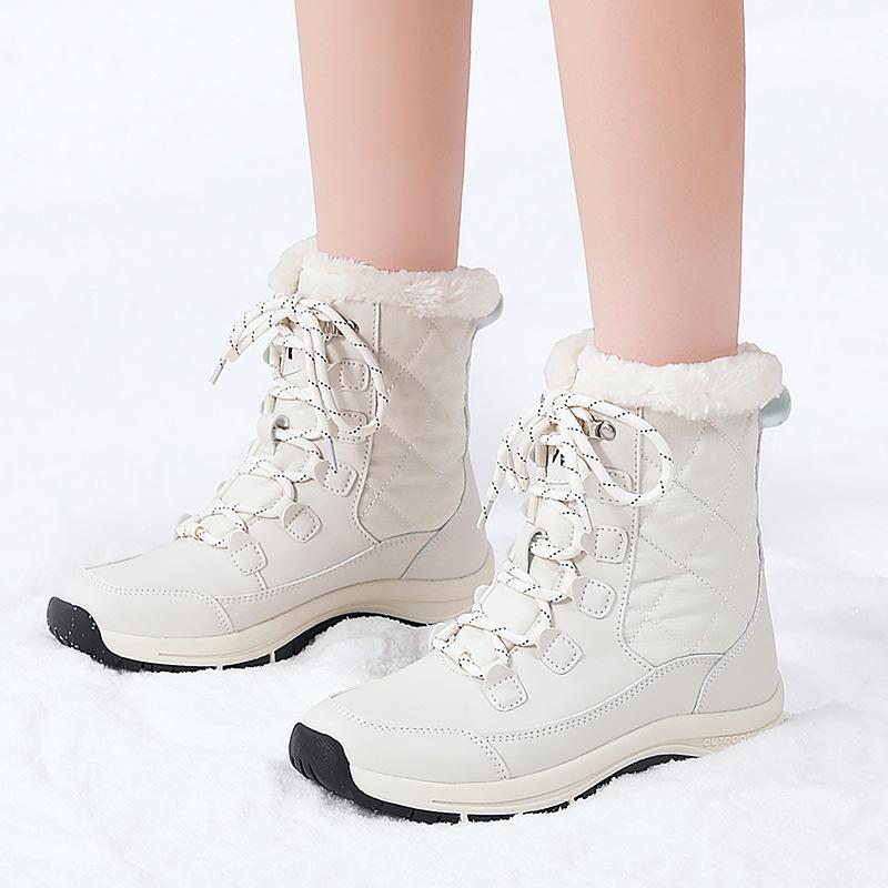 New Snow Boots Women's Winter Velvet Warm Thick-soled High-top Boots Women's Comfortable Non-slip Casual Women's Shoes