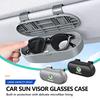 Für Skoda Auto Sonnenblende Sonnenbrillenhalter Etui Brillenbox Kamiq MK3 Roomster Rapid Kodiaq Karoq Fabia Enyaq xknp33
